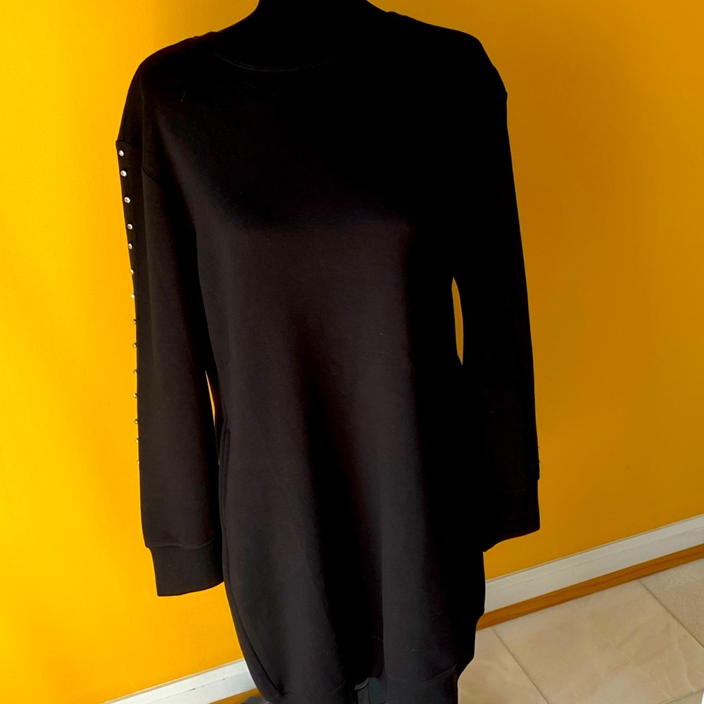 Rhinestone Top/Dress with pockets
